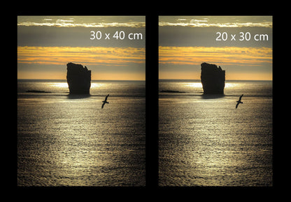 Golden hour Faroe Islands fine art print available in 20x30cm and 30x40cm