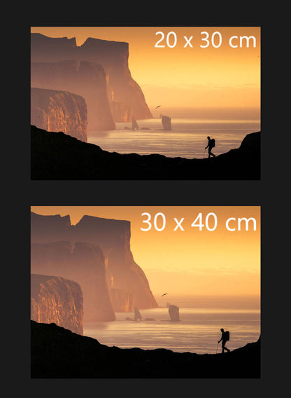 World's Edge Faroe Islands fine art print available in 20x30cm and 30x40cm