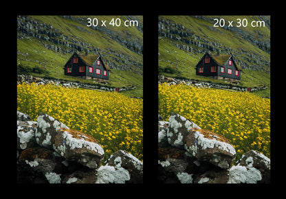 Kirkjubøur village Faroe Islands fine art print available in 20x30cm and 30x40cm