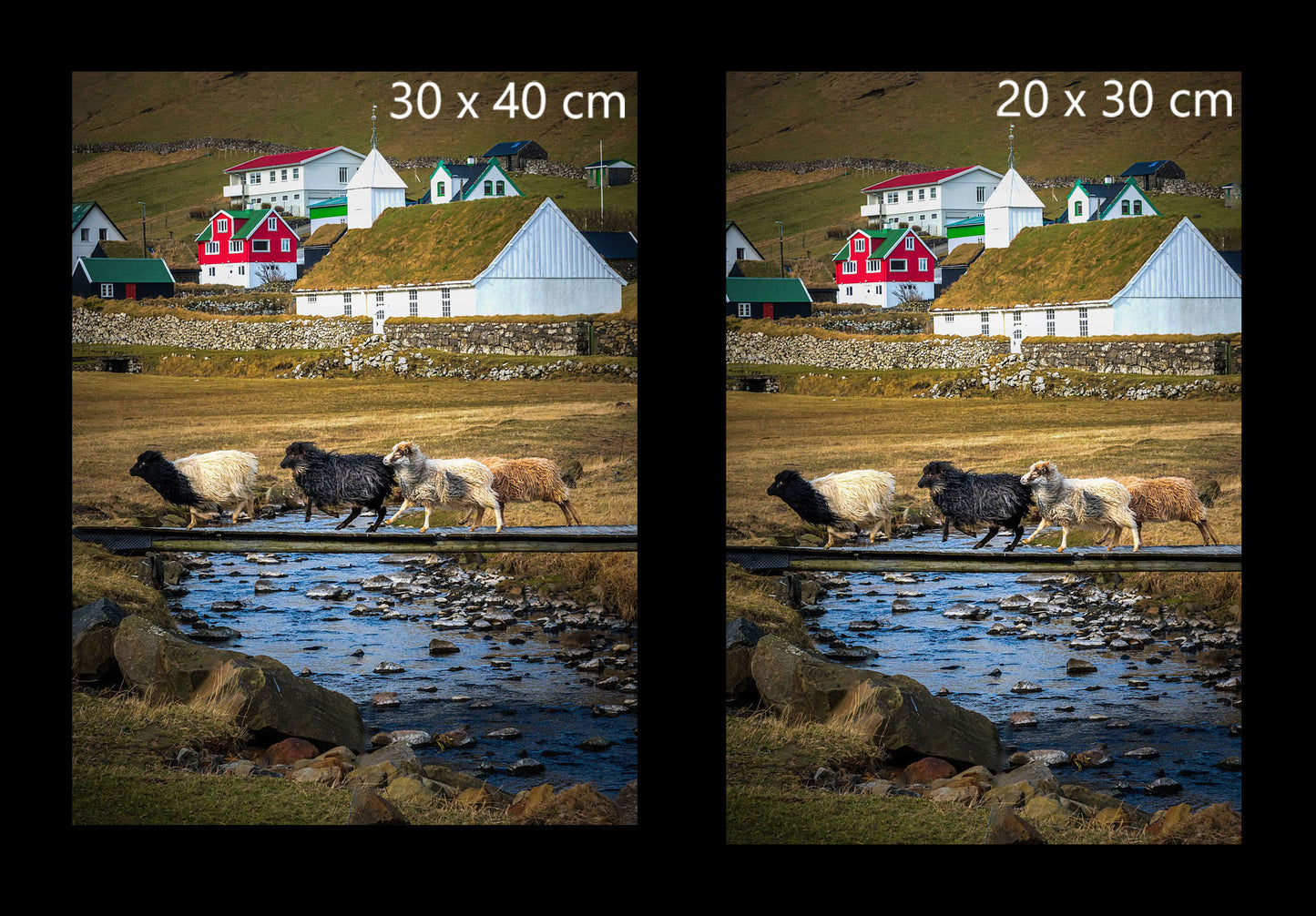 Rush hour Faroe Islands fine art print available in 20x30cm and 30x40cm