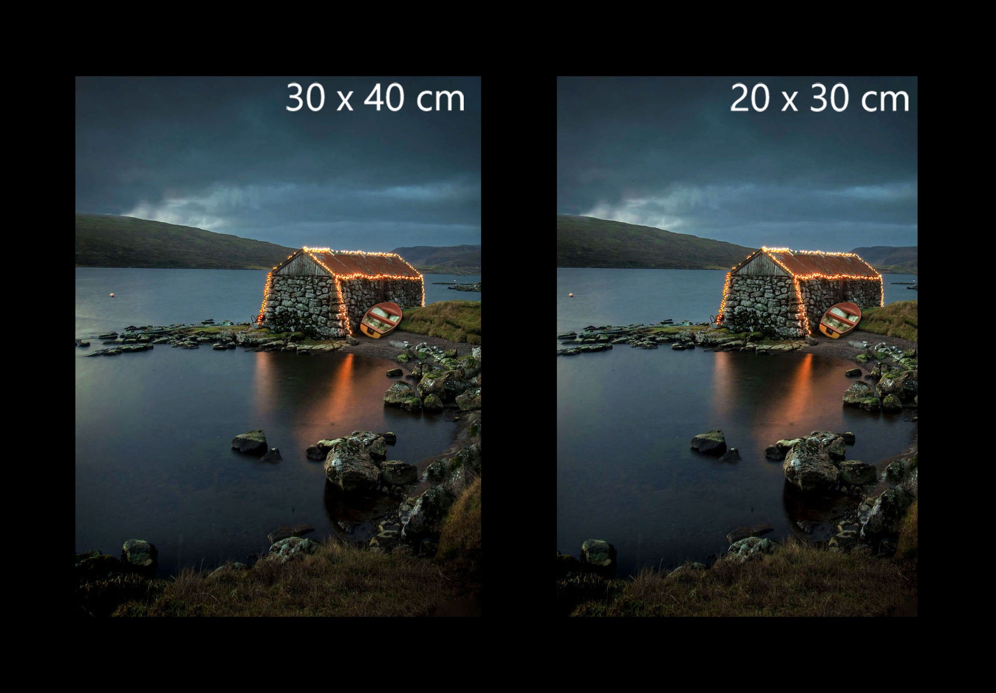  Boathouse Faroe Islands fine art print available in 20x30cm and 30x40cm